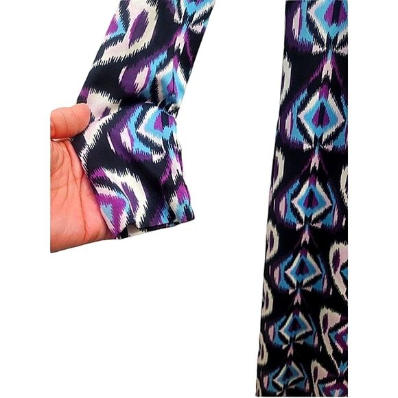 TORY BURCH 100% SILK MIDI DRESS EXCELLENT USED CONDITION SIZE MEDIUM - Picture 5 of 14